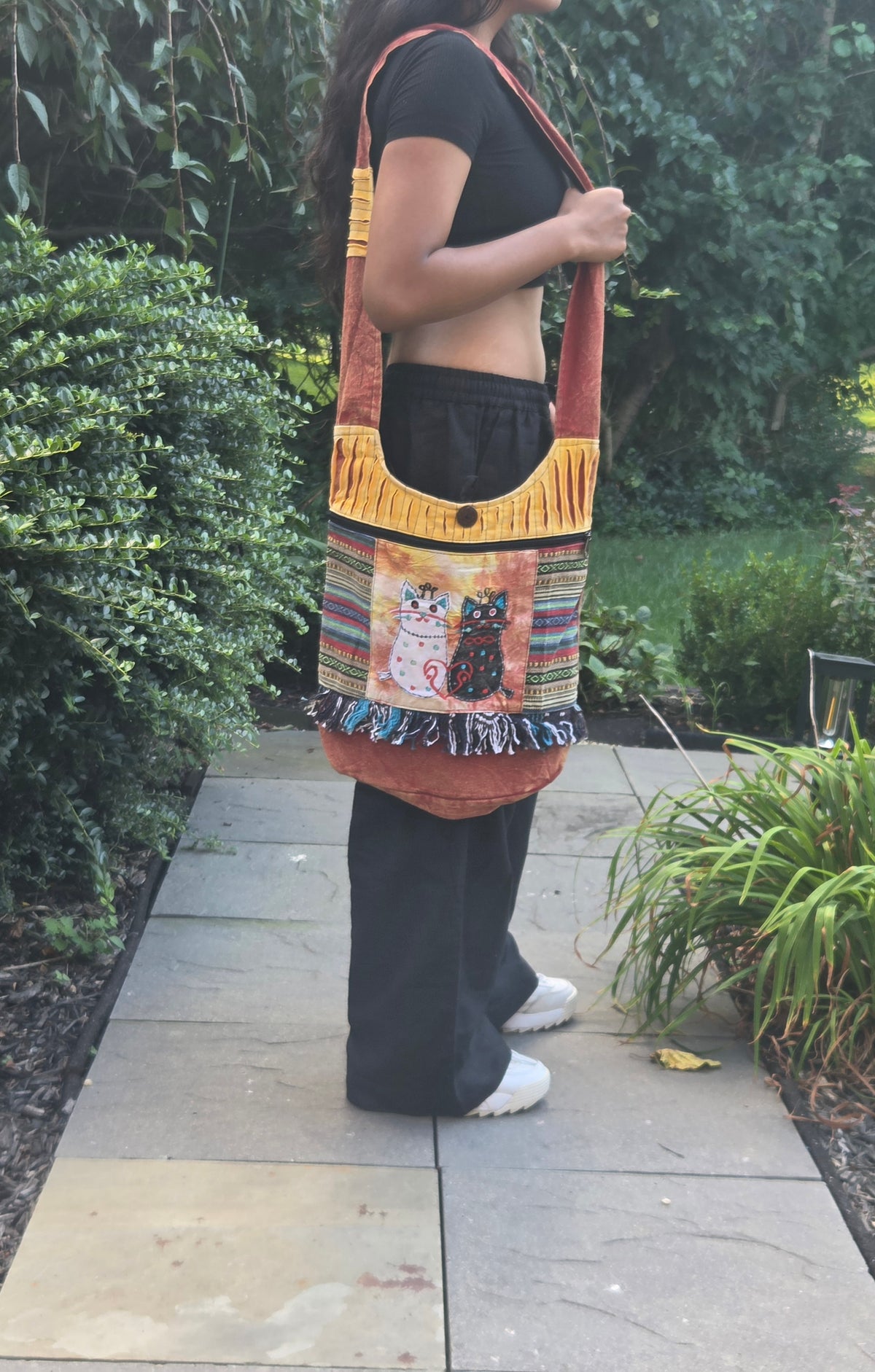 Boho Patchwork Cotton Bag