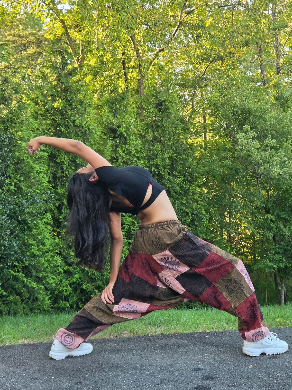 Boho Patchwork Harem Pants