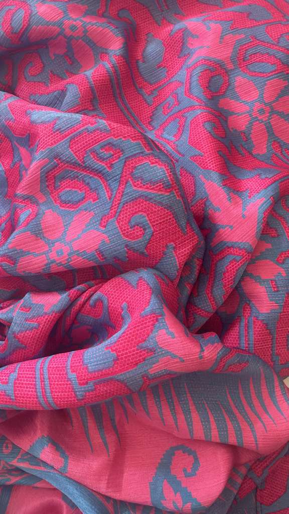 Wild Orchid Reversible Saree Silk Wrap