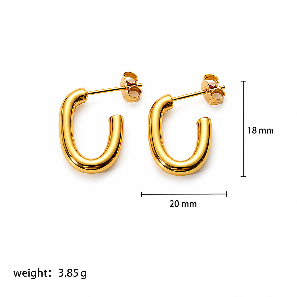 Classic Gold Hoop Earrings