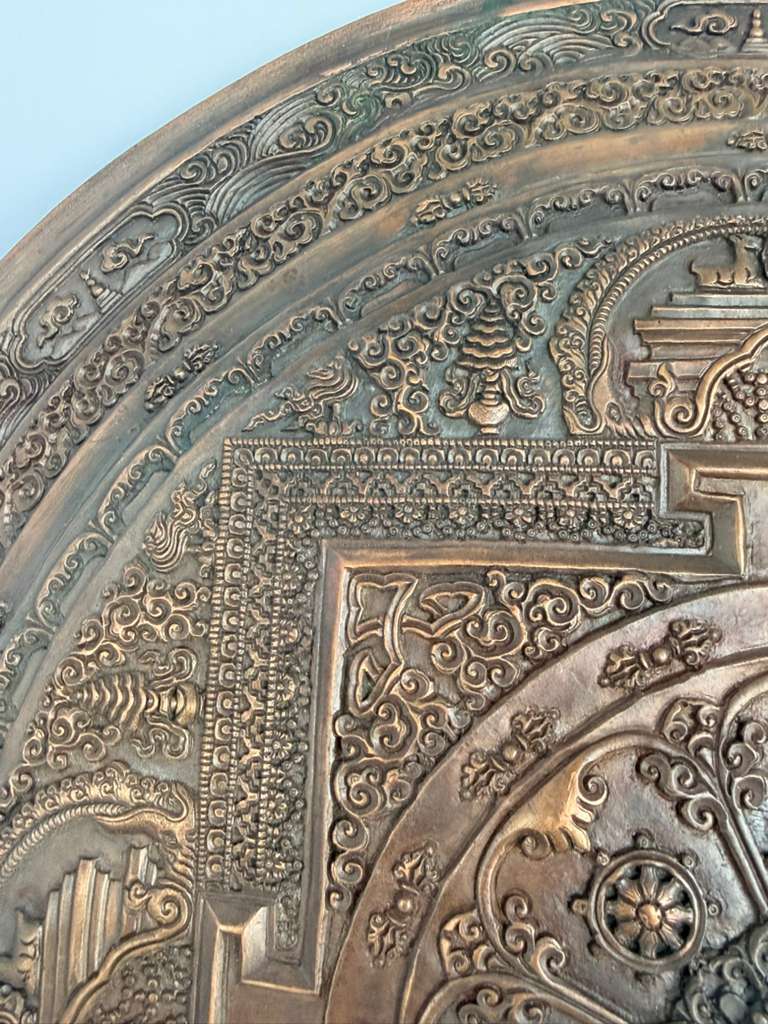 Handcrafted Copper Mandap Frame