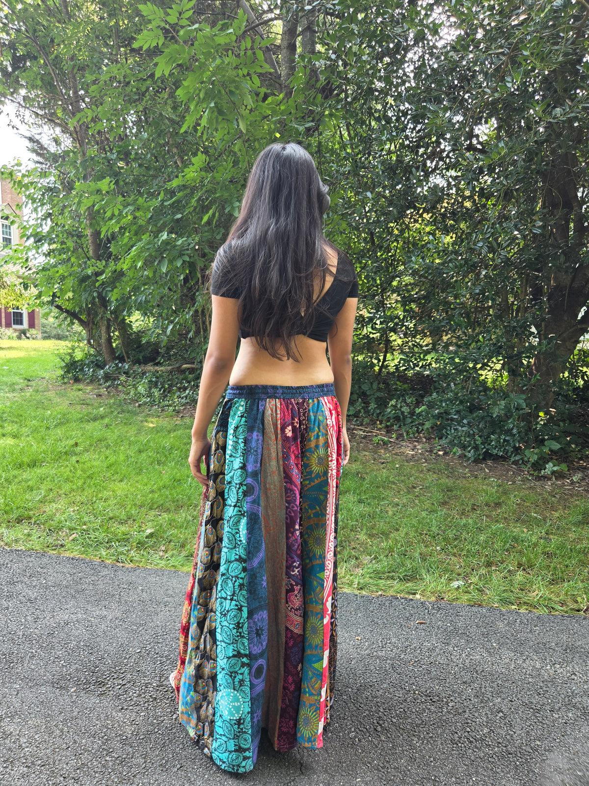Boho Wide-Leg Palazzo Pants
