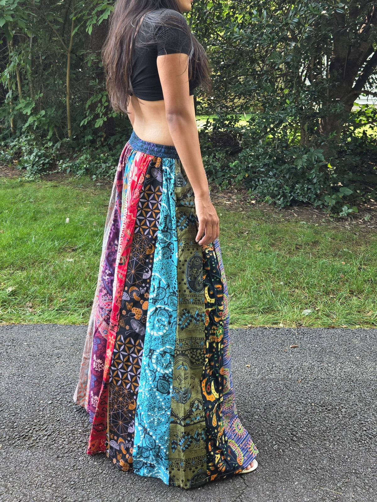 Boho Wide-Leg Palazzo Pants