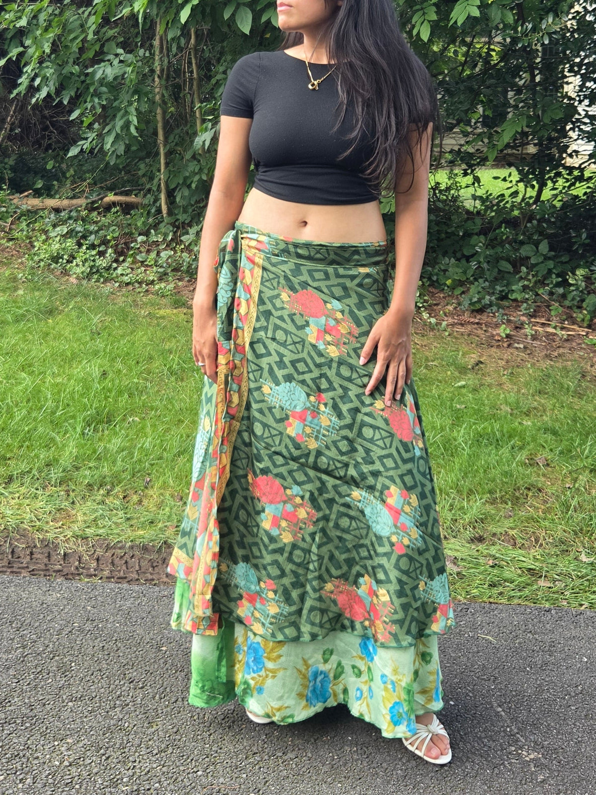 Wildflower Reversible Saree Silk Wrap
