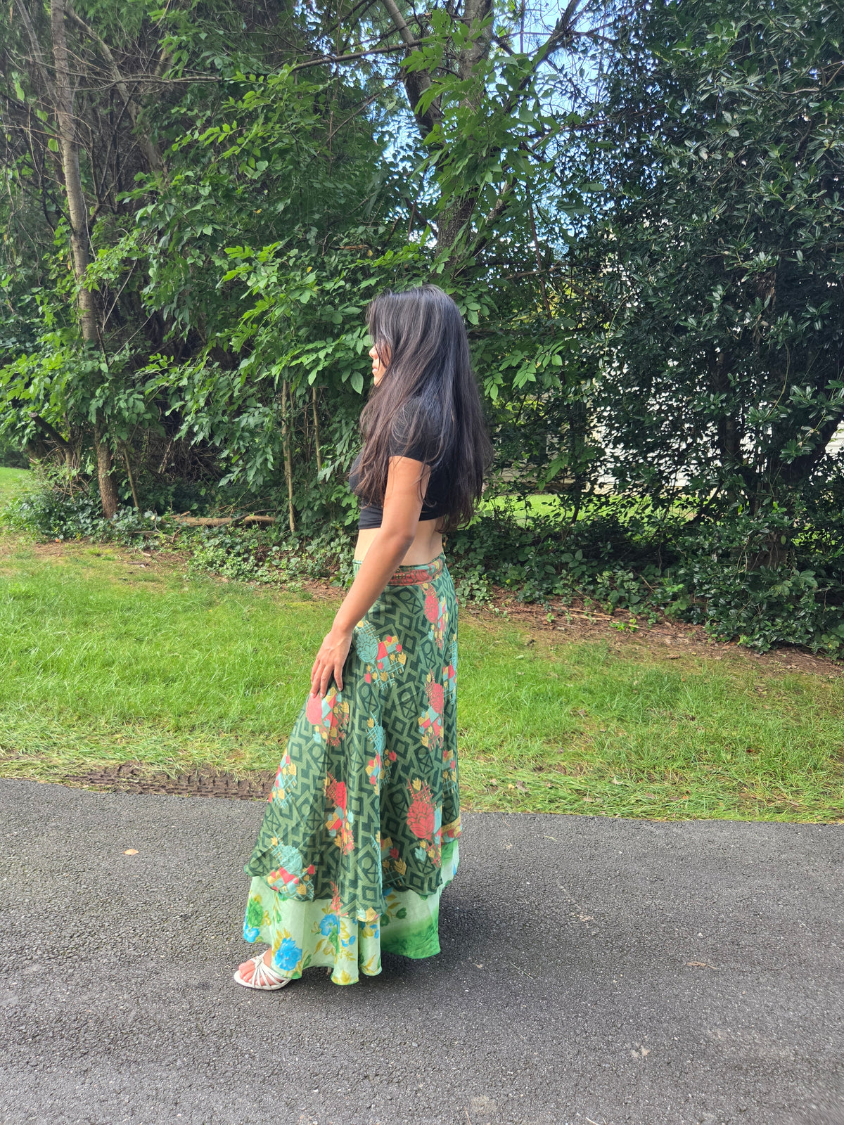 Wildflower Reversible Saree Silk Wrap