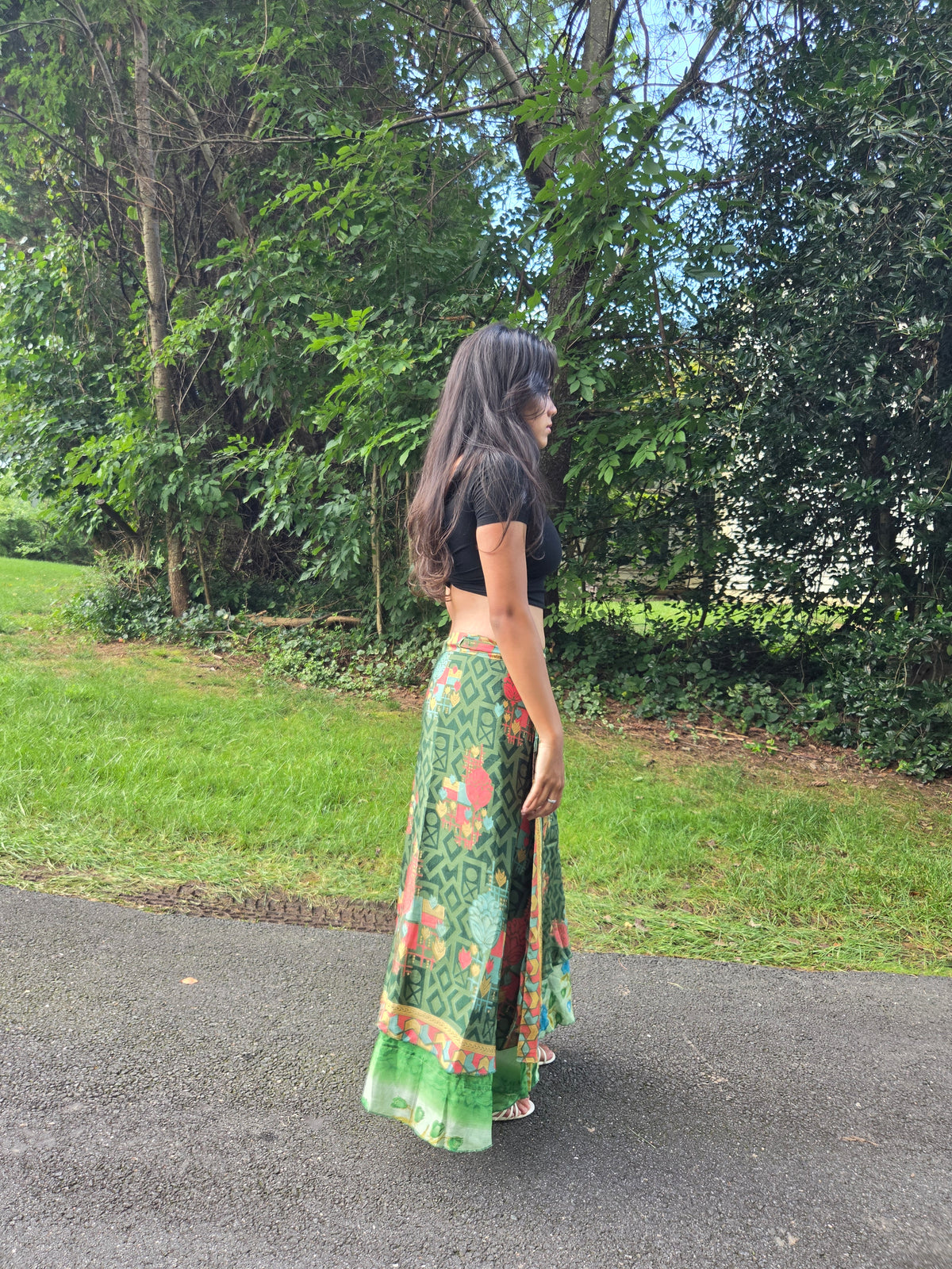 Wildflower Reversible Saree Silk Wrap