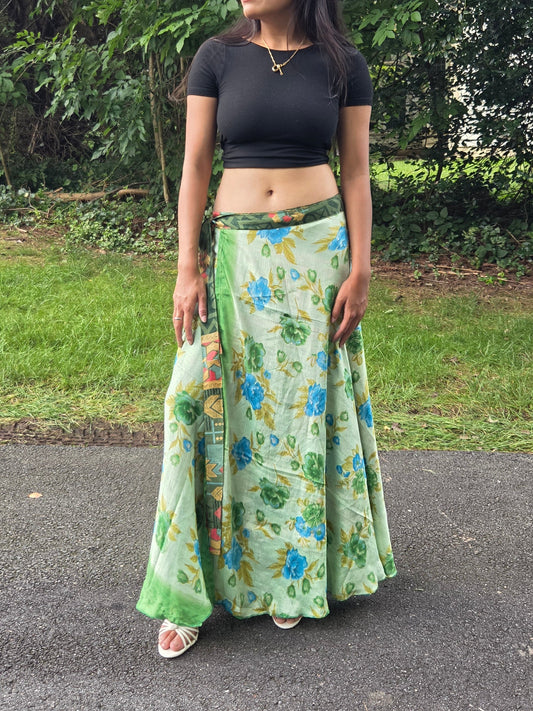 Wildflower Reversible Saree Silk Wrap