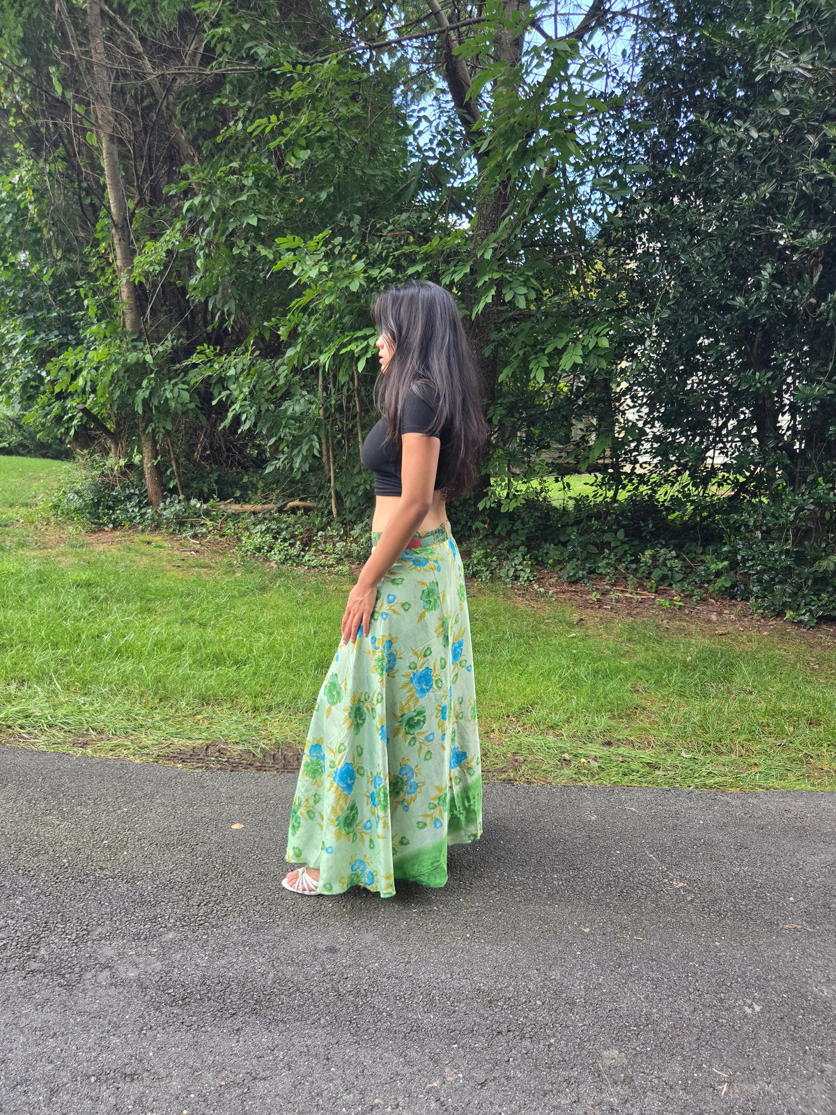 Wildflower Reversible Saree Silk Wrap
