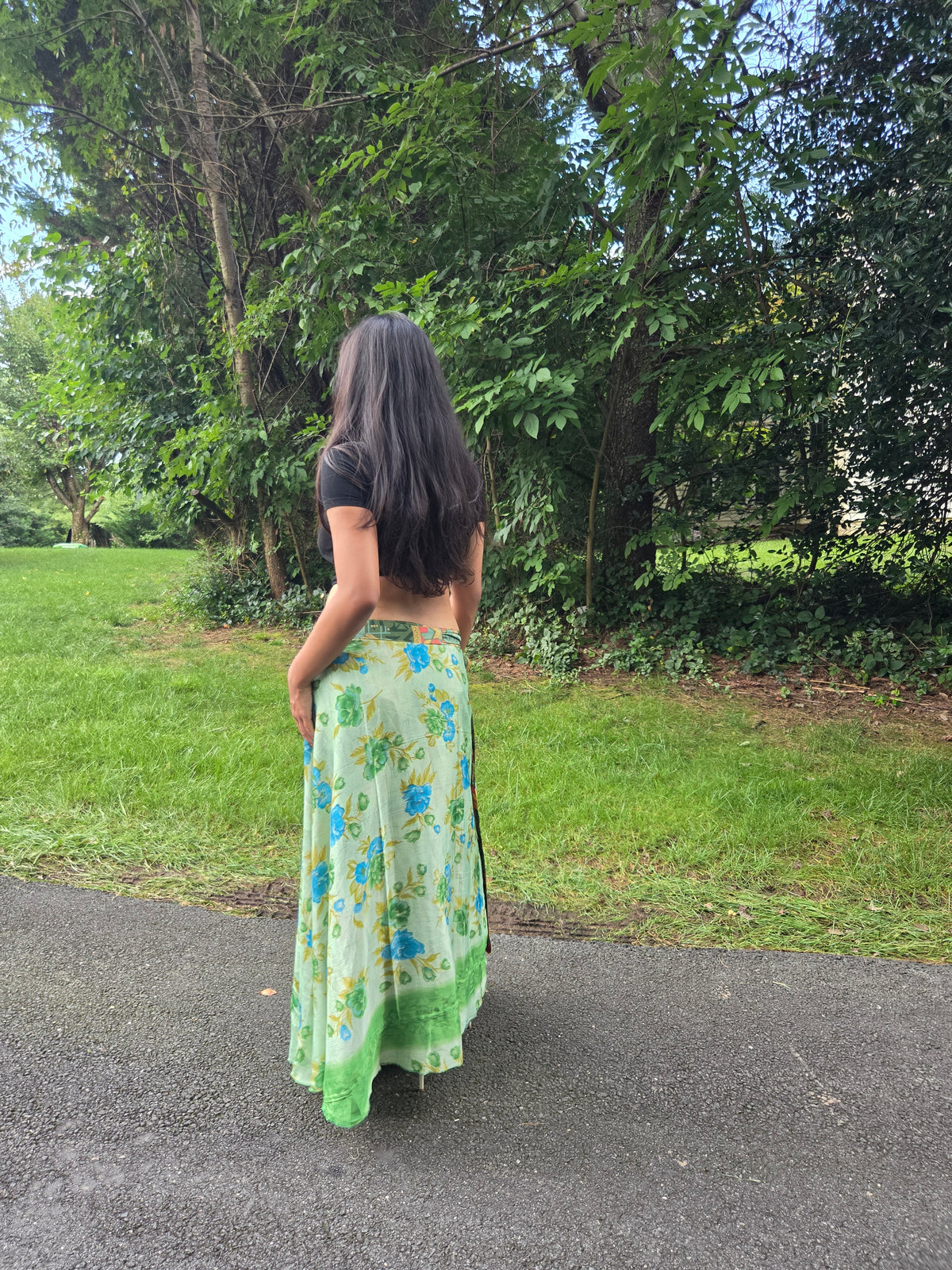 Wildflower Reversible Saree Silk Wrap