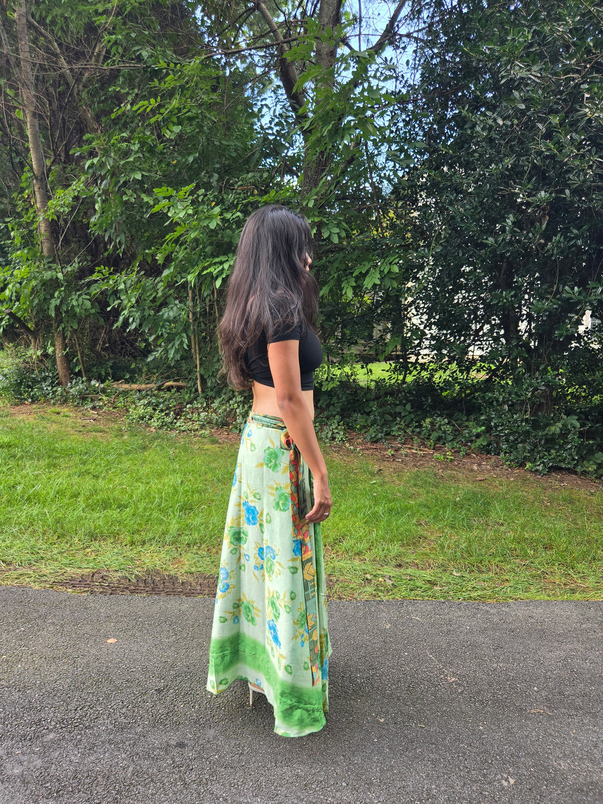 Wildflower Reversible Saree Silk Wrap