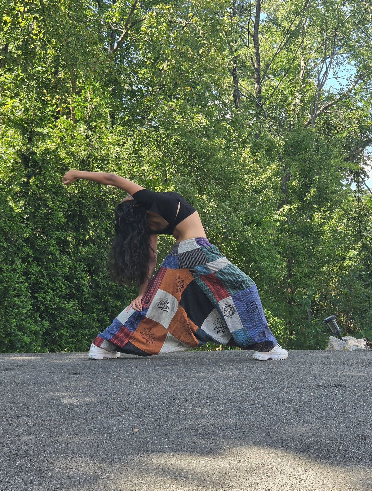 Boho Patchwork Harem Pants – Unisex