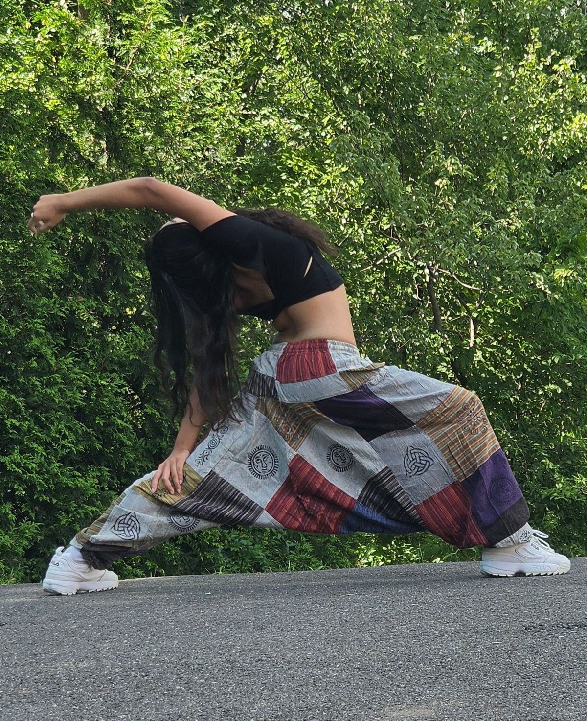Boho Patchwork Harem Pants – Unisex