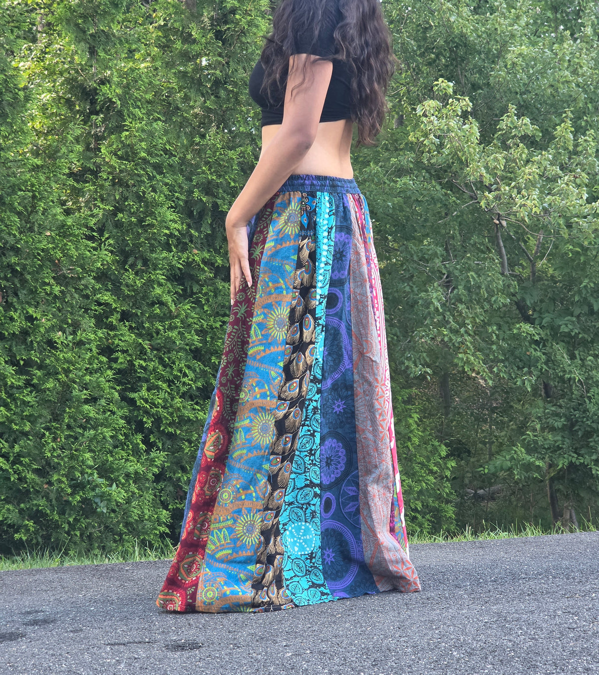 Boho Wide-Leg Palazzo Pants