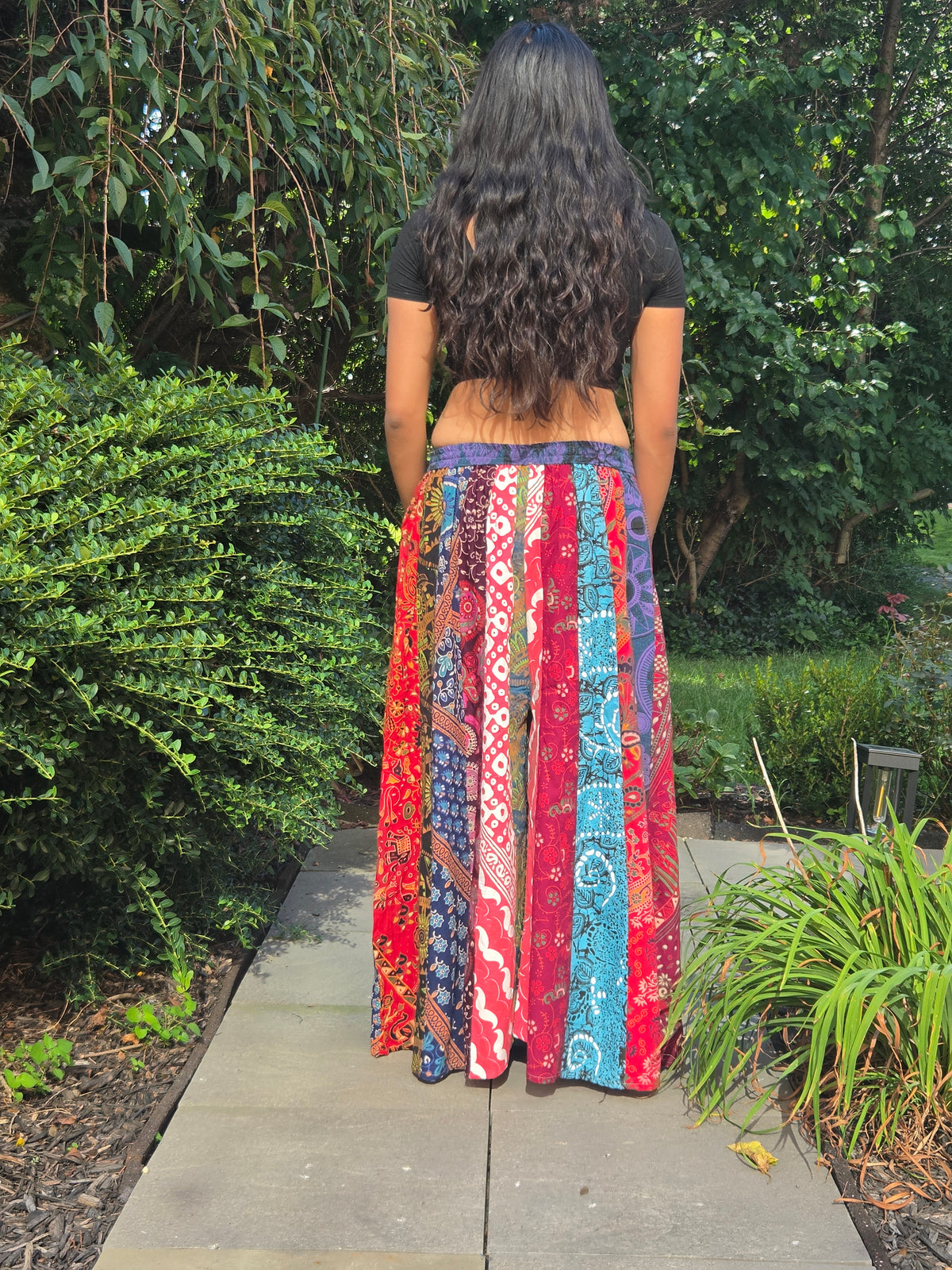 Boho Wide-Leg Palazzo Pants