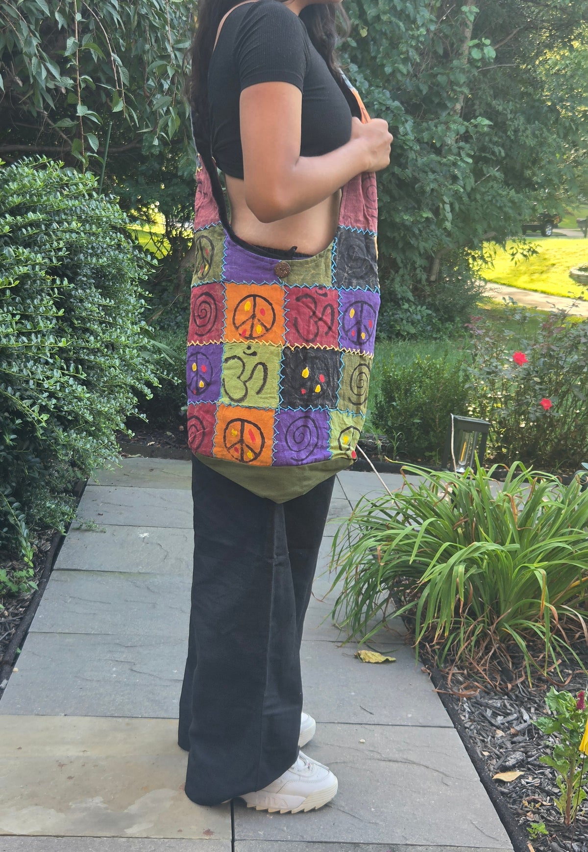 Boho Patchwork Cotton Bag