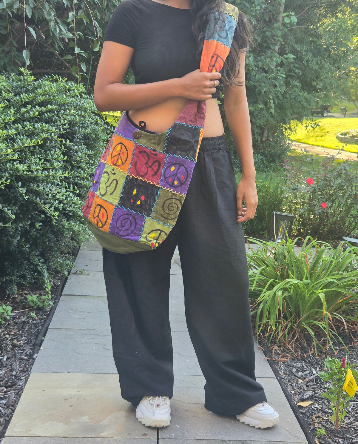 Boho Patchwork Cotton Bag