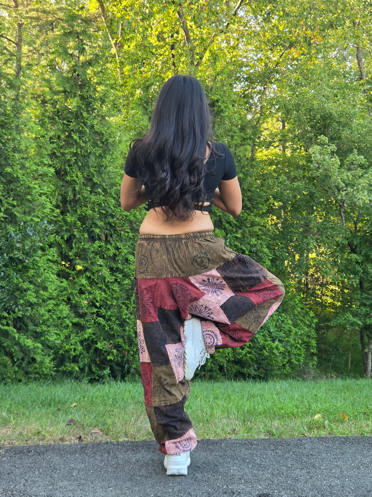 Boho Patchwork Harem Pants