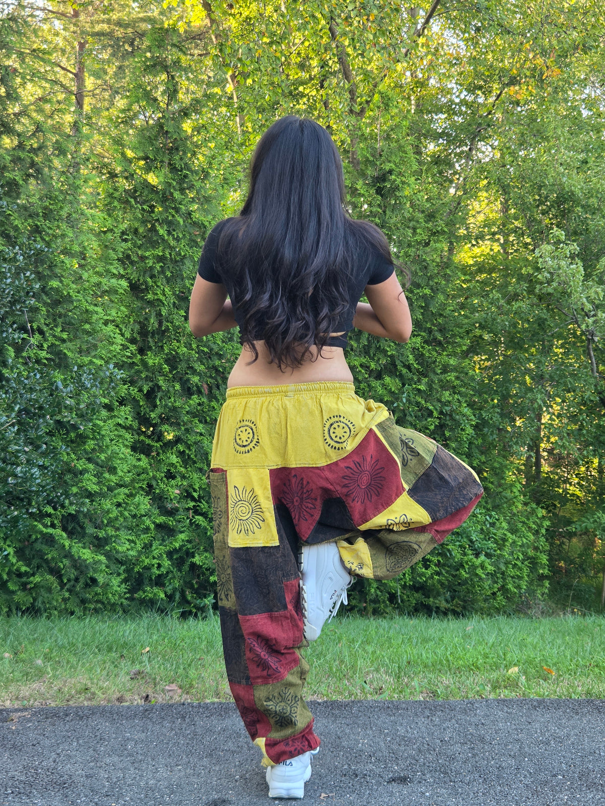 Boho Patchwork Harem Pants