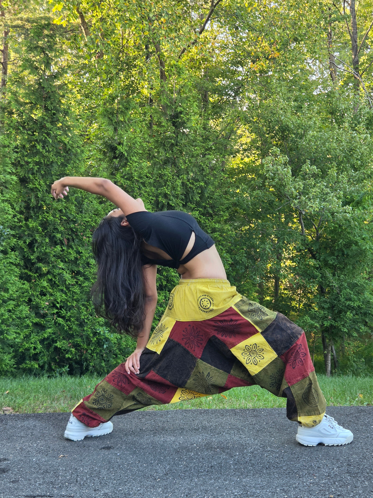 Boho Patchwork Harem Pants