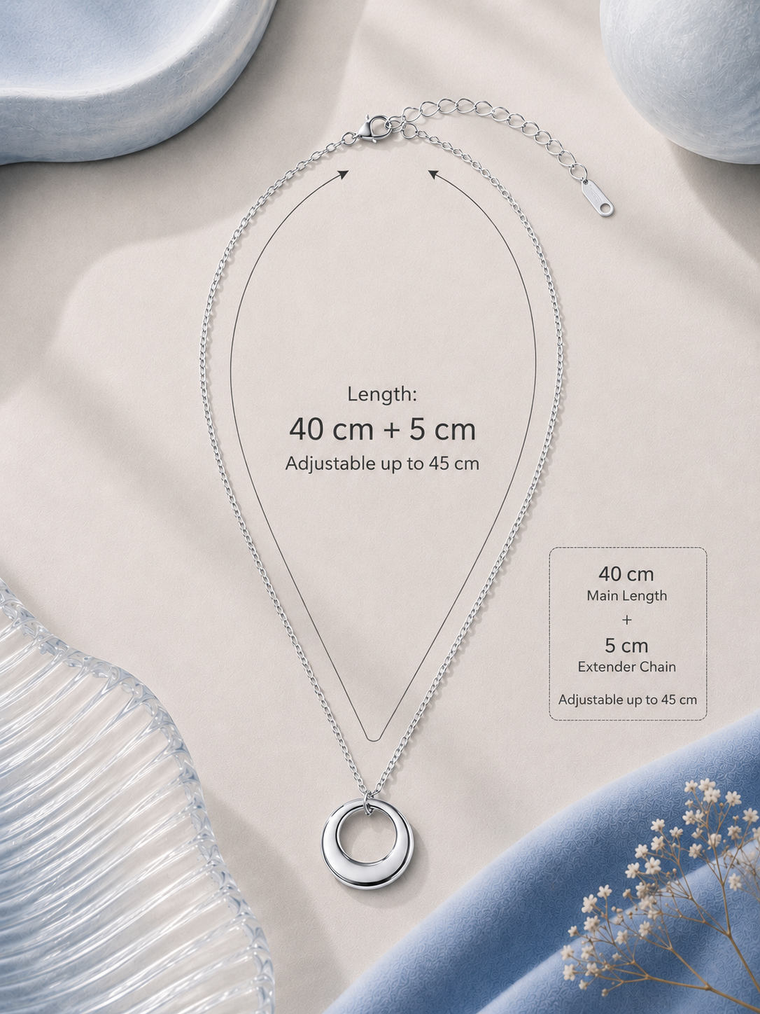 Circle Pendant Necklace