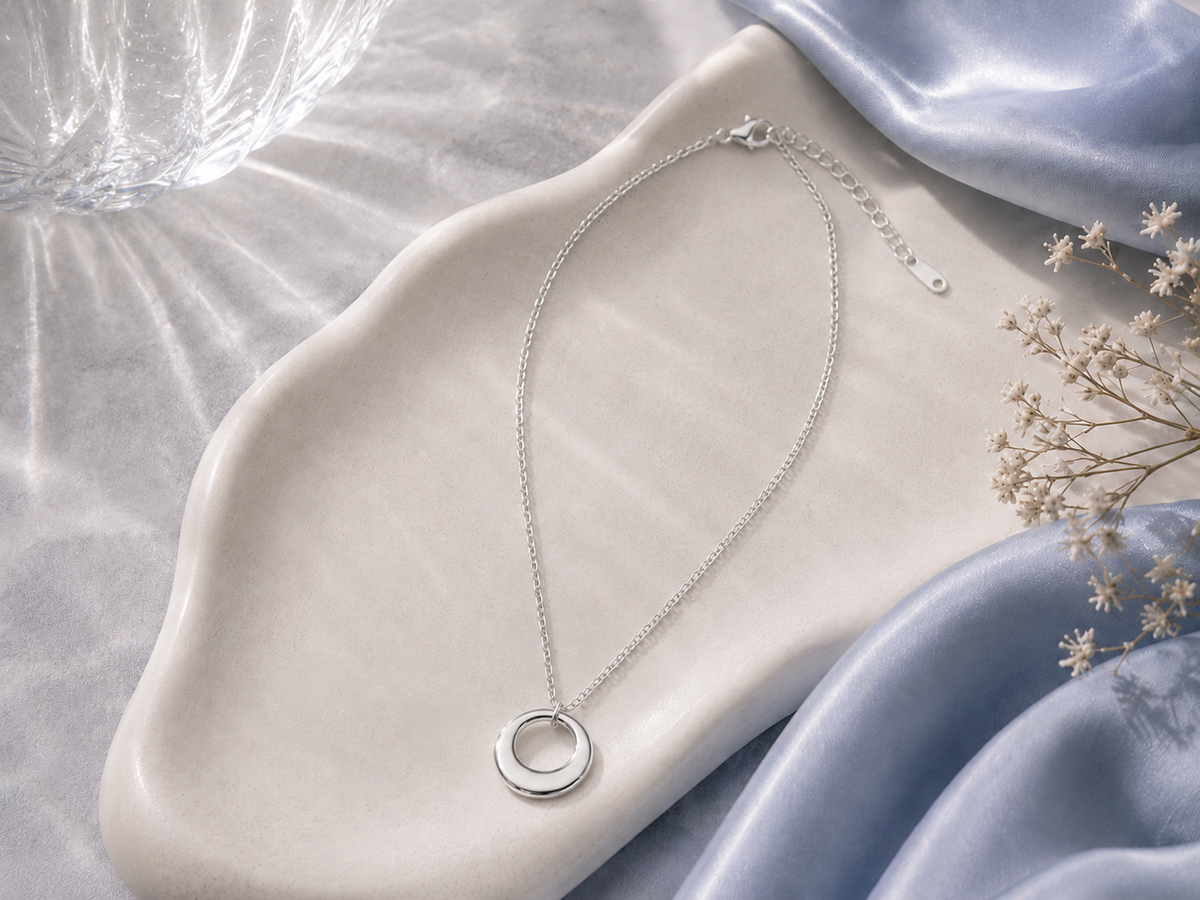 Circle Pendant Necklace
