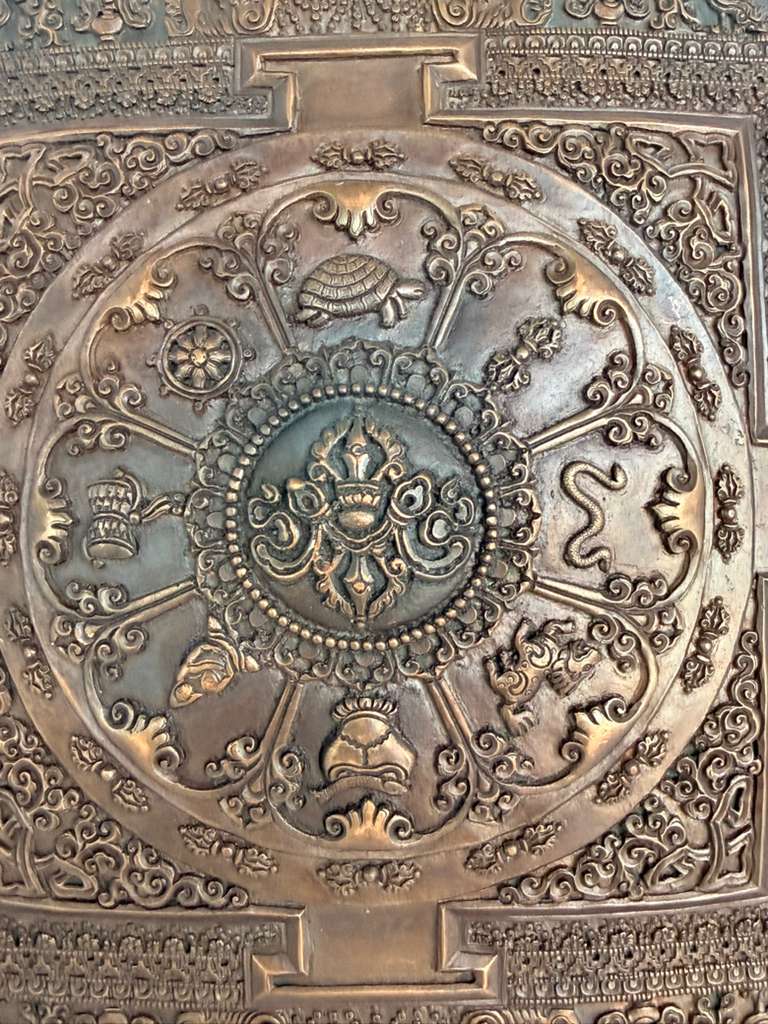 Handcrafted Copper Mandap Frame