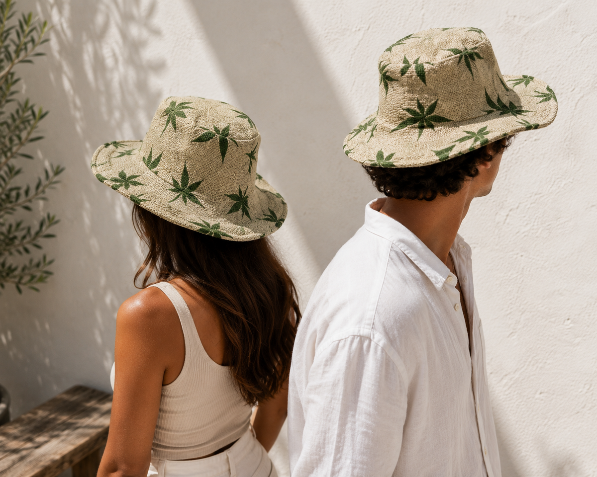 Hemp Leaf Bucket Hat