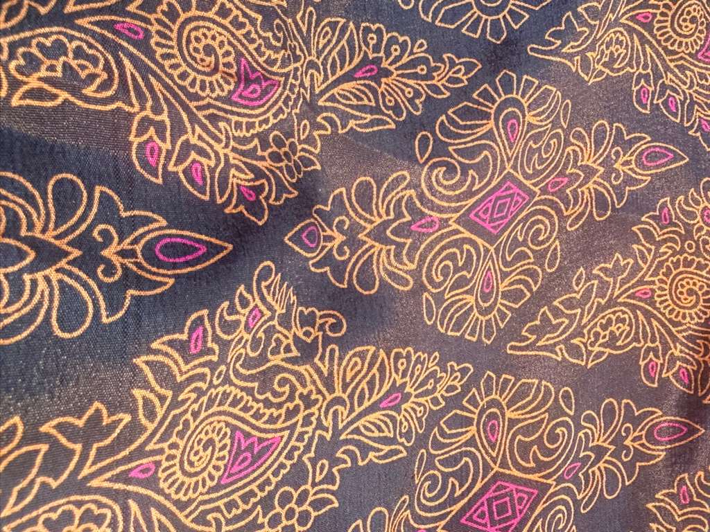 Espresso Mosaic Reversible Saree Silk Wrap