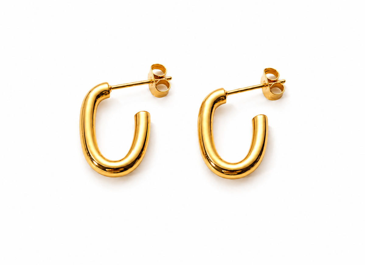Classic Gold Hoop Earrings
