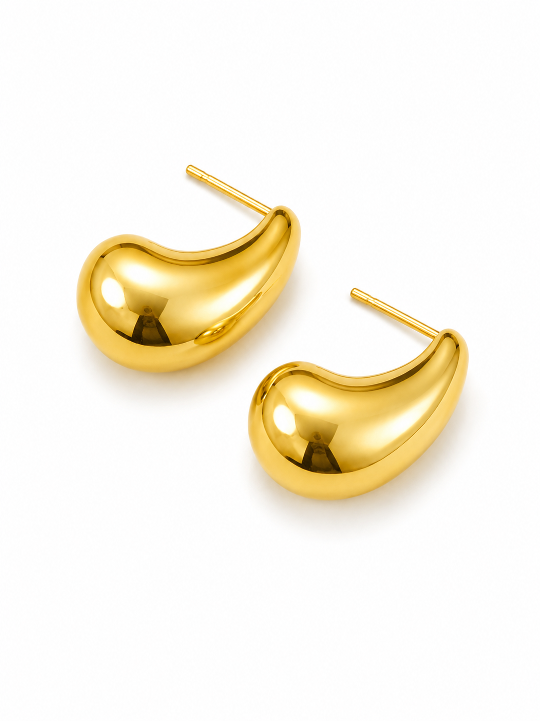 Gold Teardrop Earrings