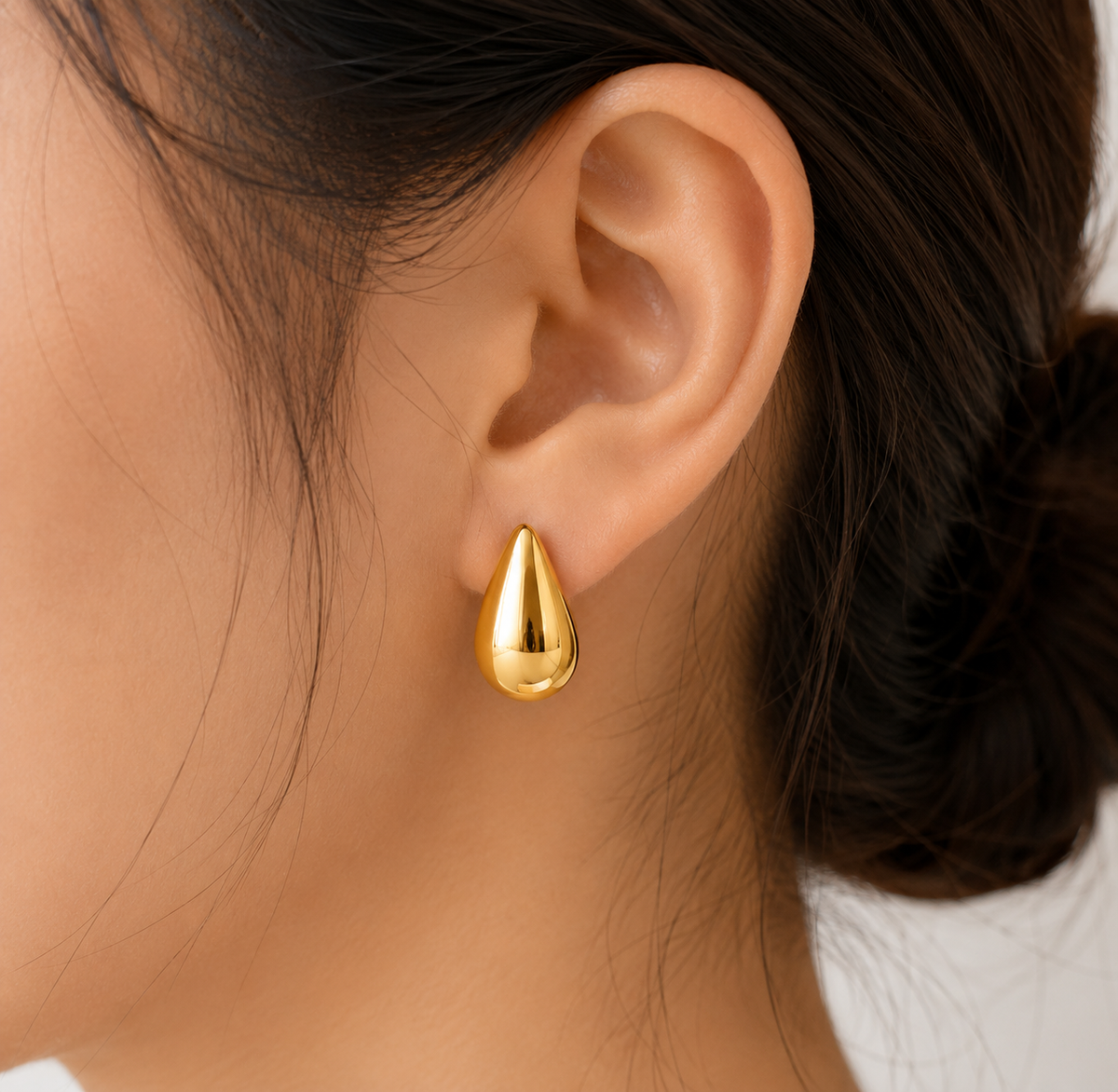 Gold Teardrop Earrings