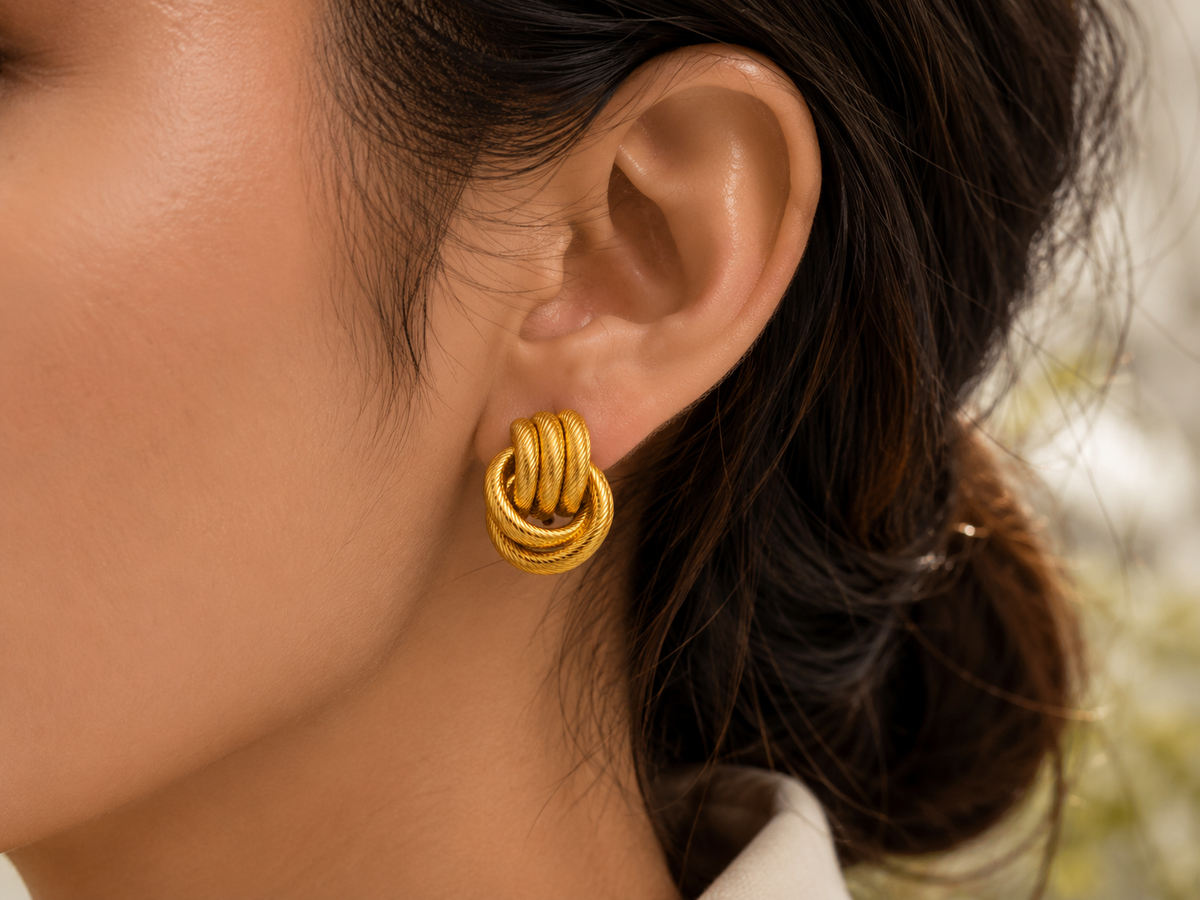 Twisted Knot Earrings