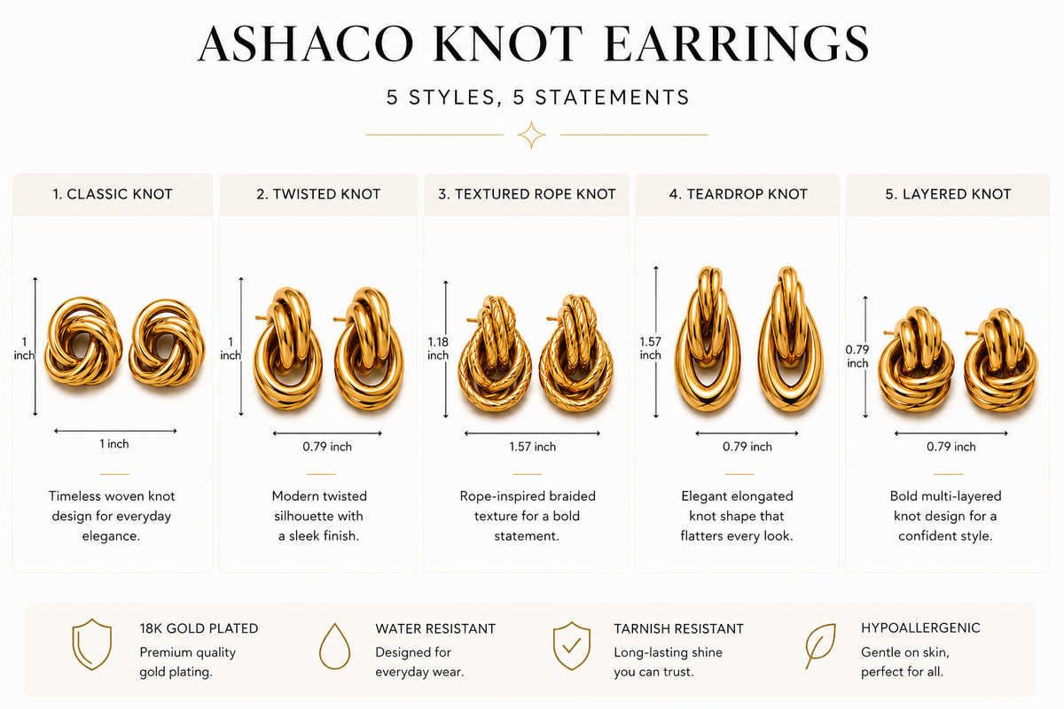 Twisted Knot Earrings