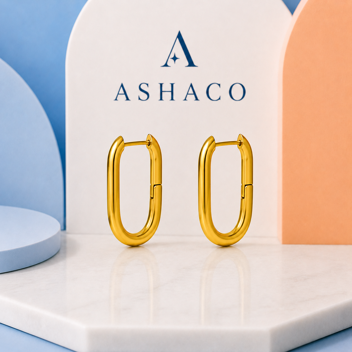 Pearl Charm Hoop Earrings