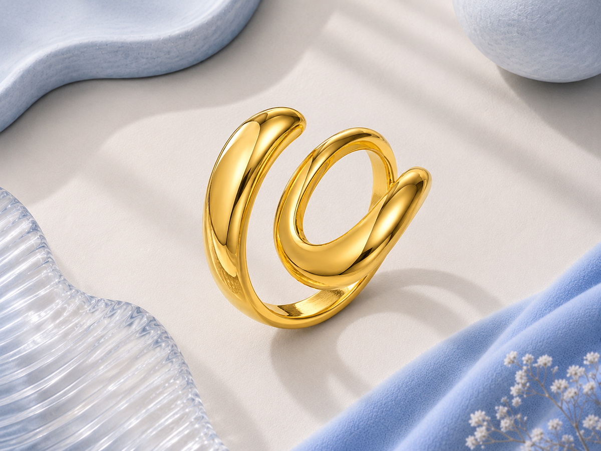 Sculptural Wrap Ring