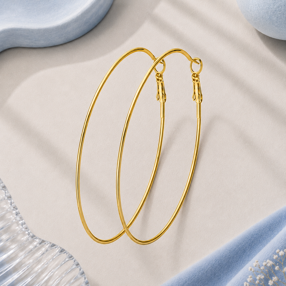 Stainless Steel Hoop Earring