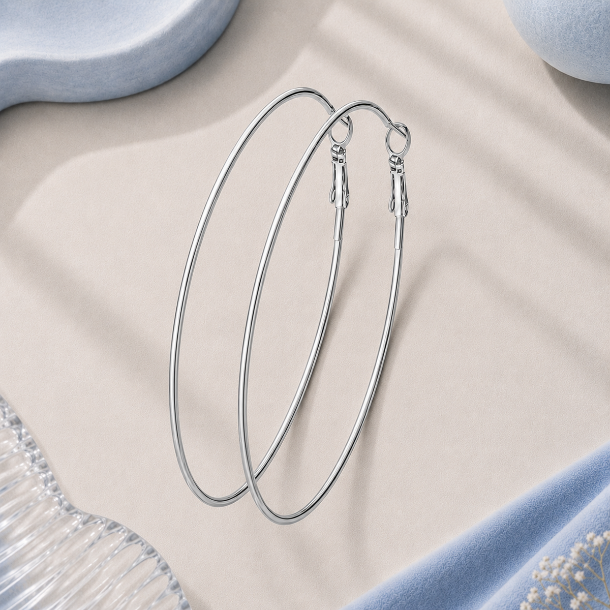 Stainless Steel Hoop Earring