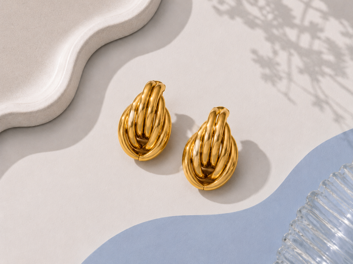 Twisted Knot Earrings