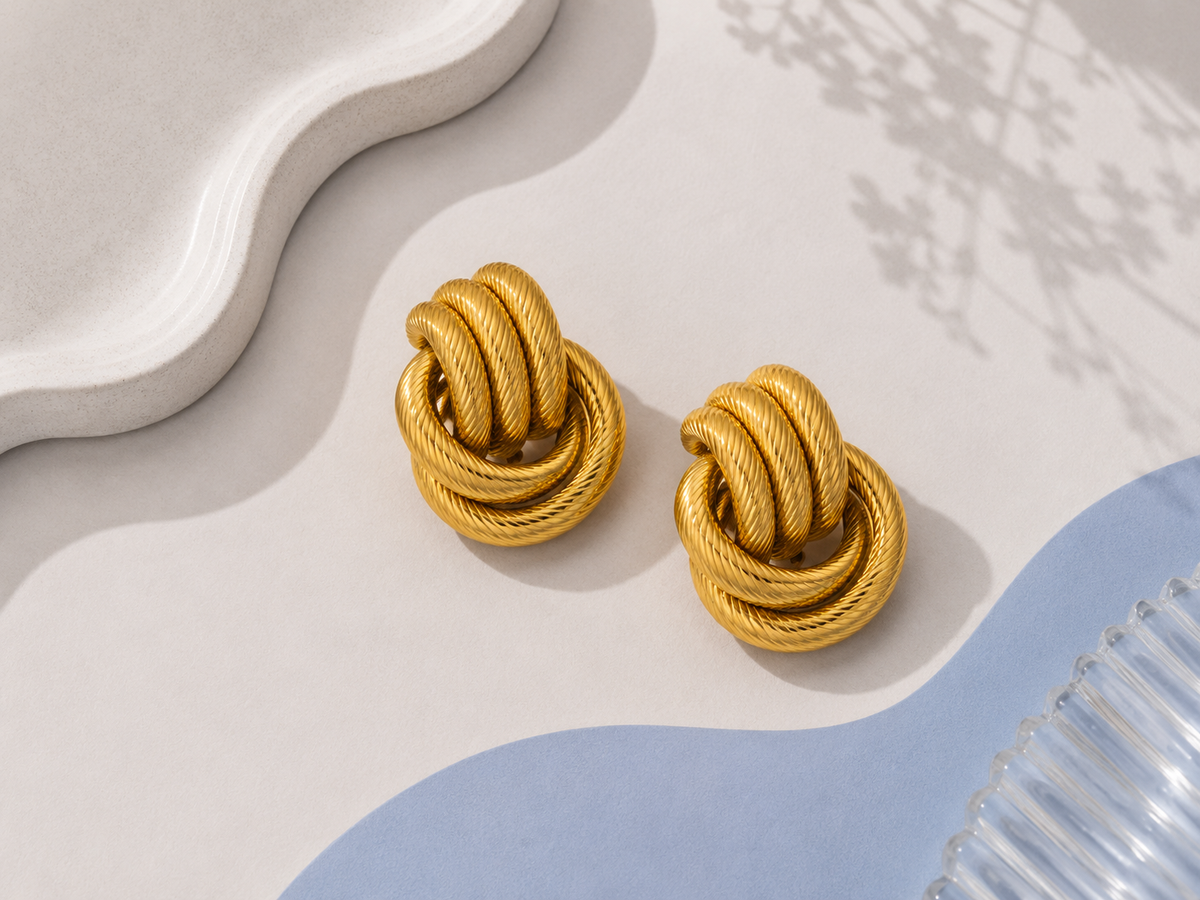 Twisted Knot Earrings