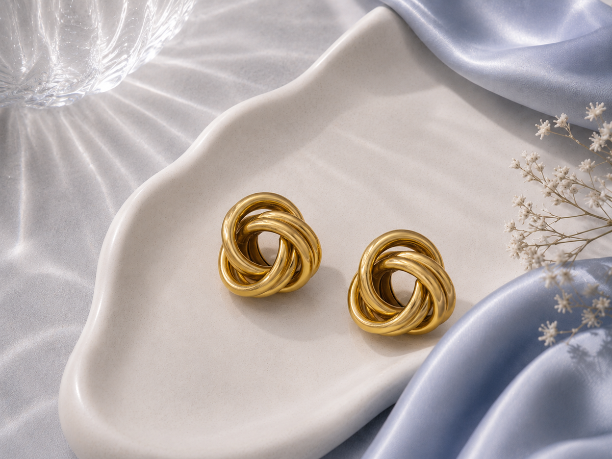 Twisted Knot Earrings