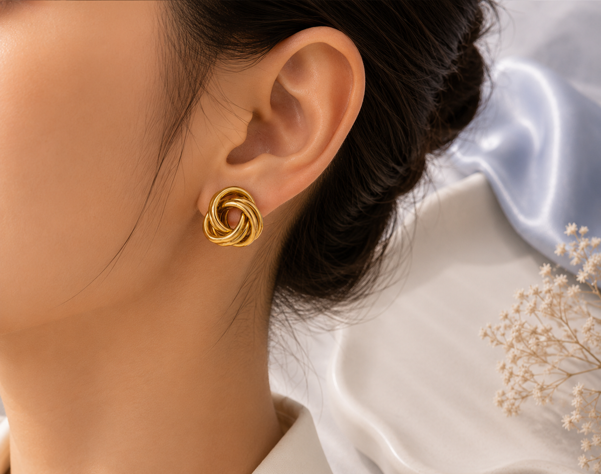 Twisted Knot Earrings