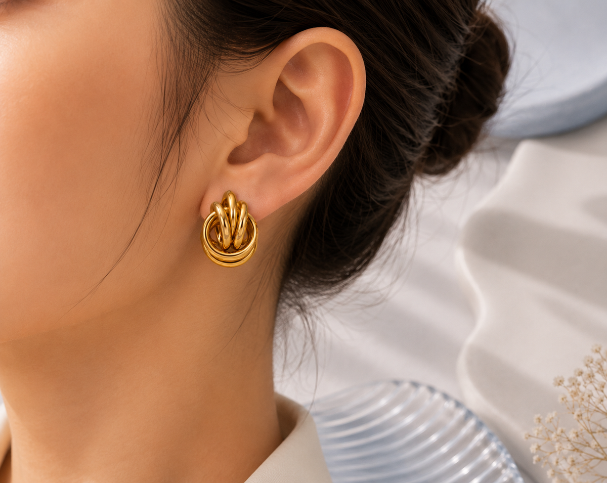 Twisted Knot Earrings