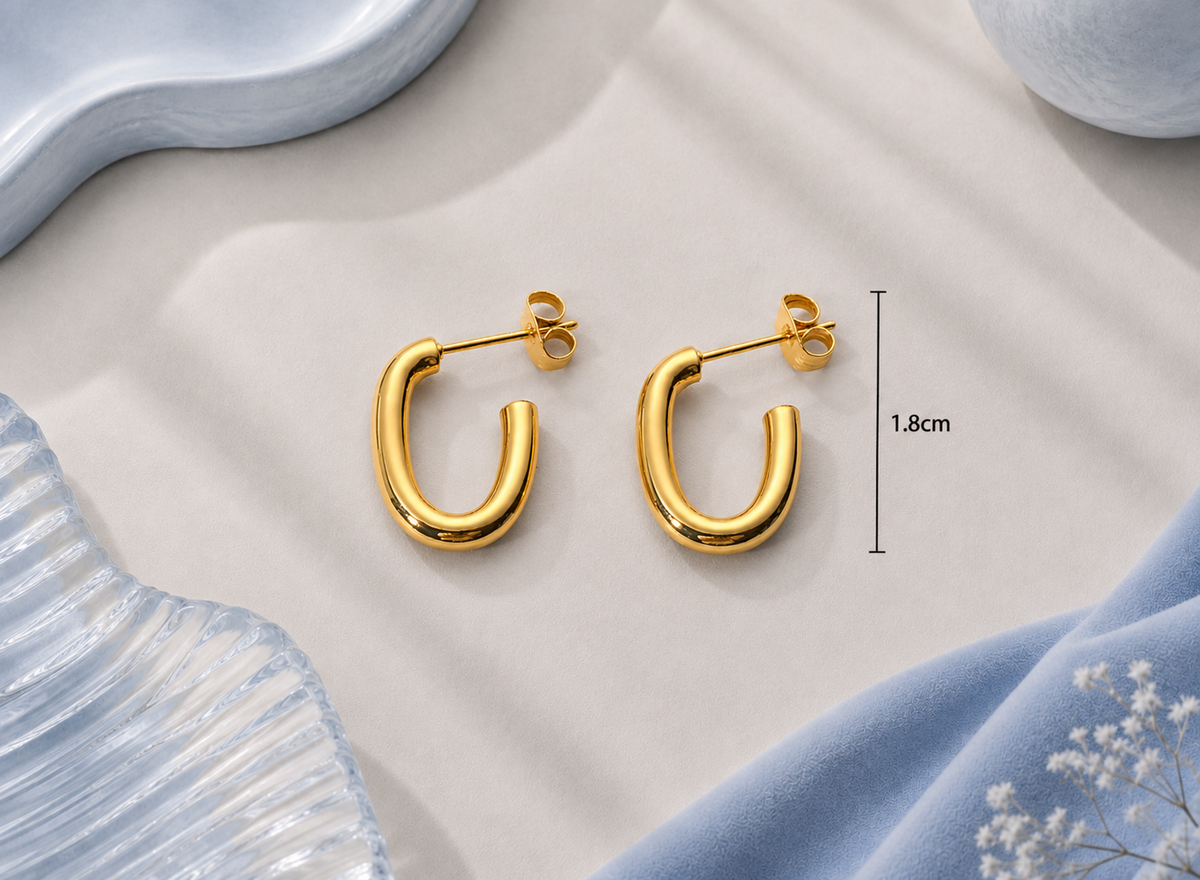 Classic Gold Hoop Earrings