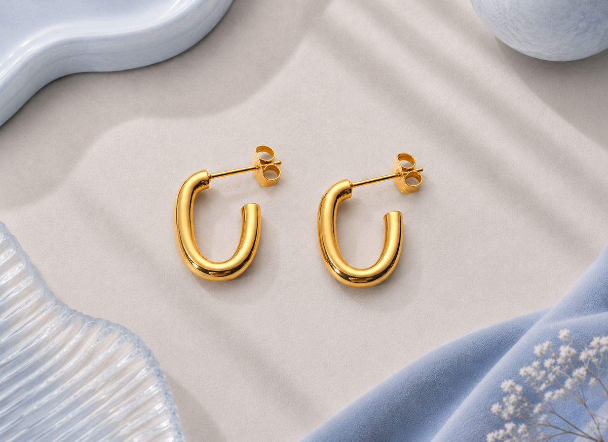 Classic Gold Hoop Earrings
