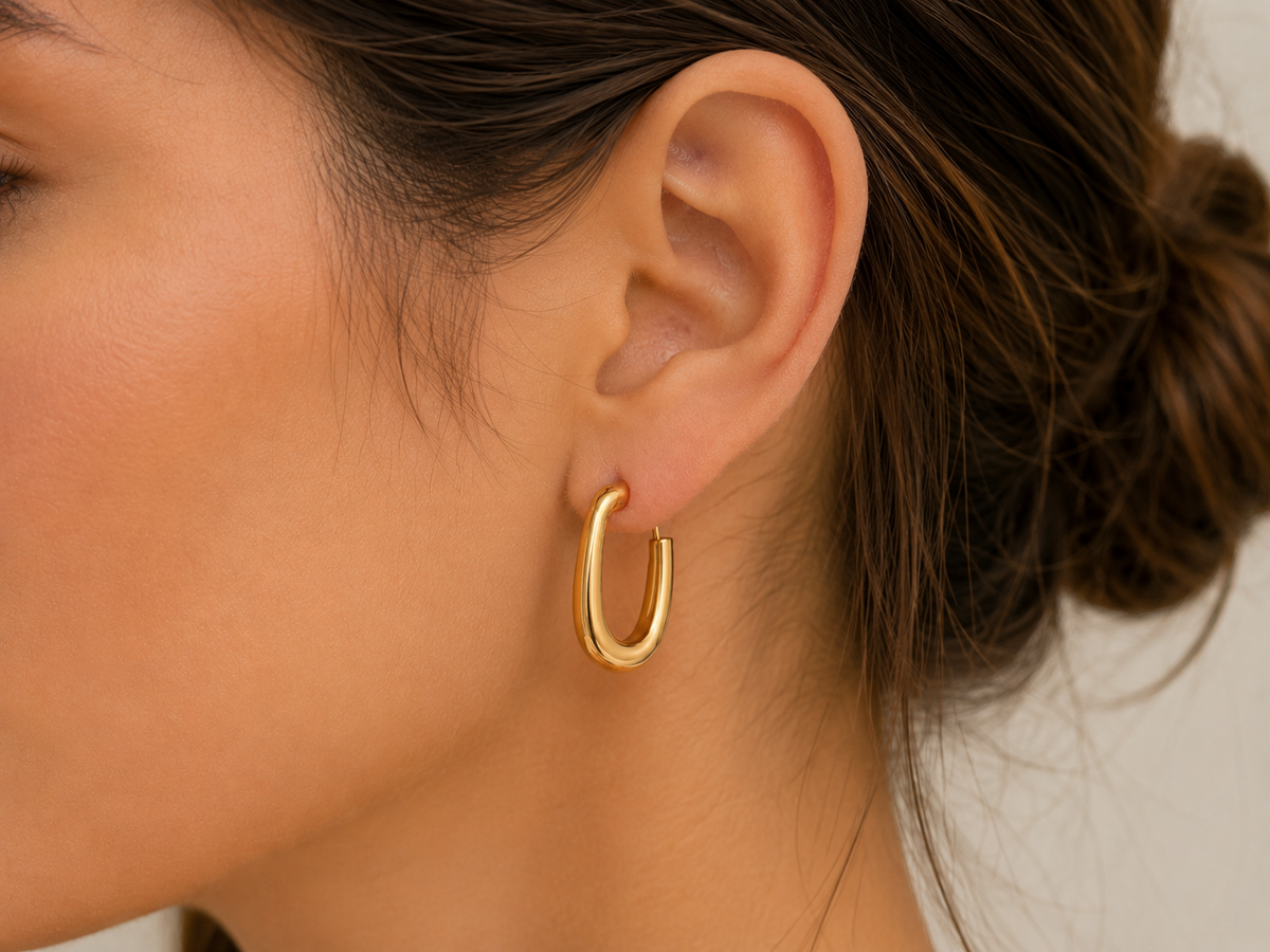 Classic Gold Hoop Earrings