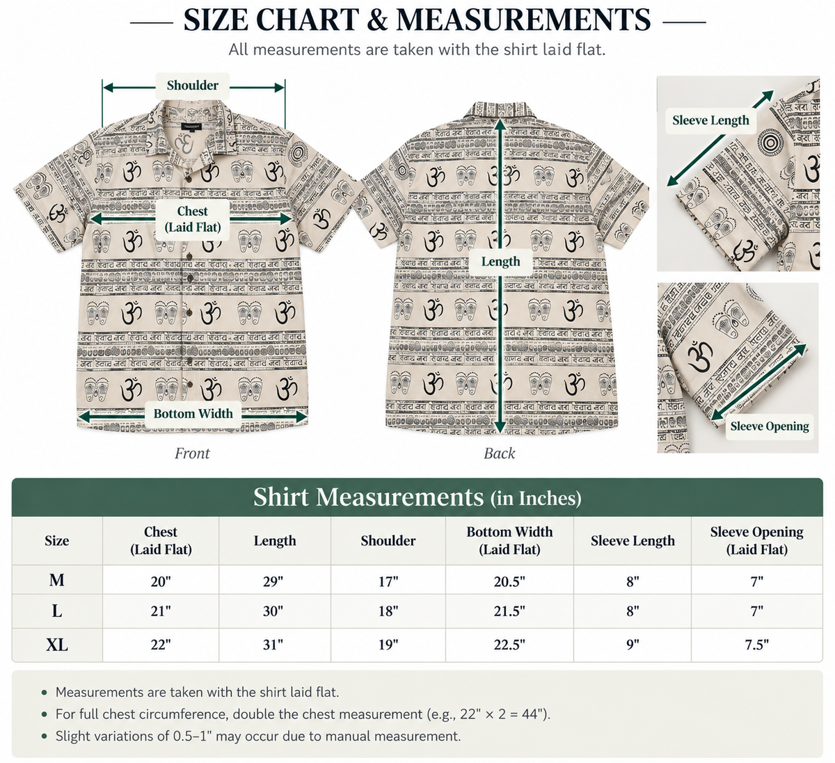 Om Namah Shivaya Print Short Sleeve Shirt