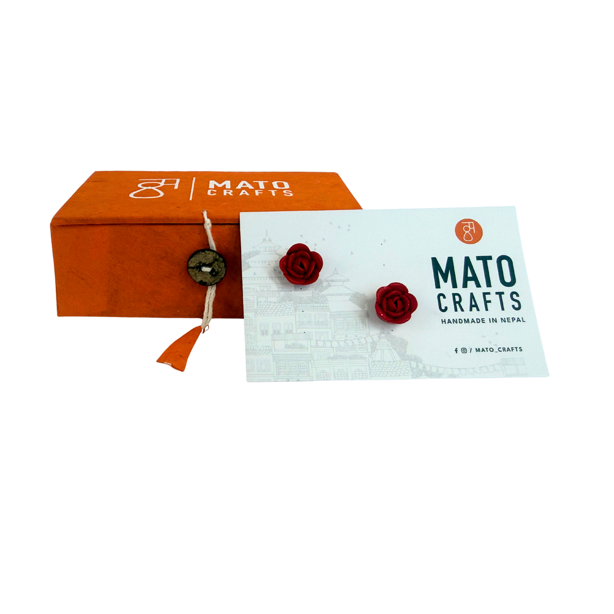 Rose Stud earings