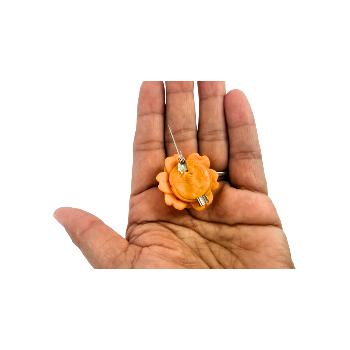 Sayapatri( Marigold) Flower Brooch