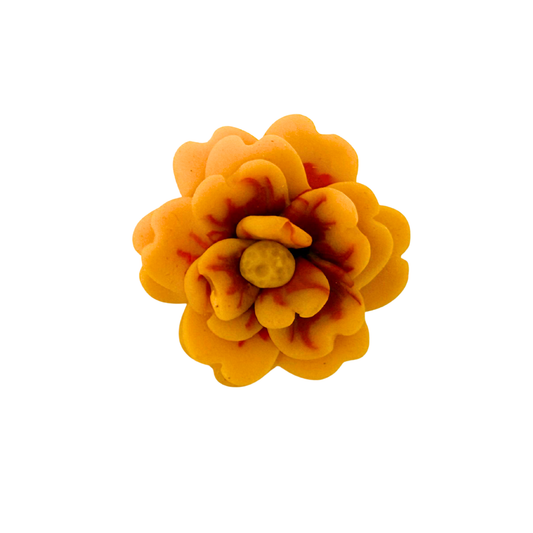 Sayapatri( Marigold) Flower Brooch