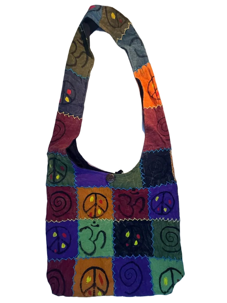 Boho Patchwork Cotton Bag